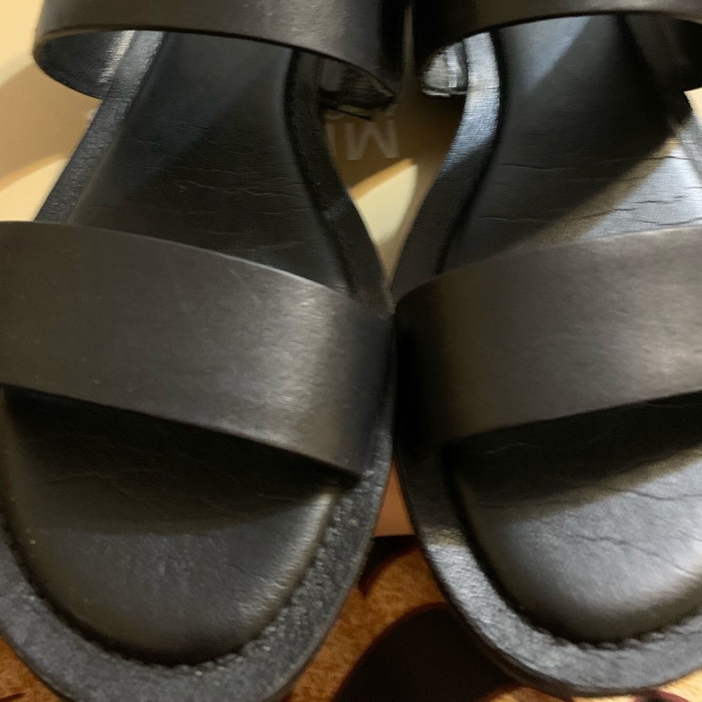 Michael Michael Kors Millie Slide Leather Sandals